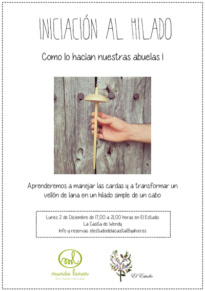 Iniciación al Hilado con Huso